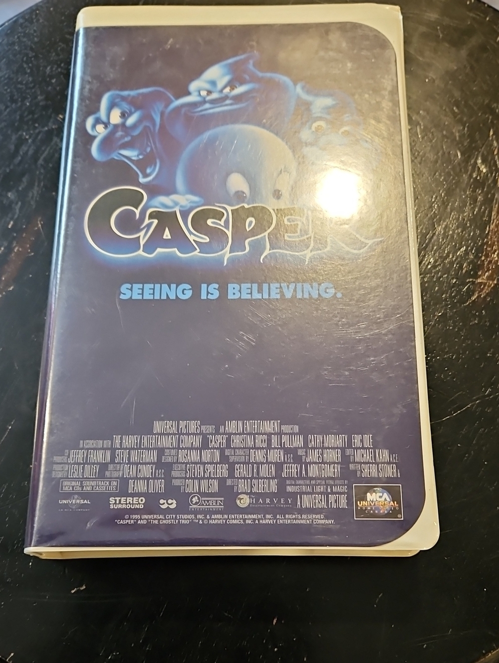 Casper VHS Movie Cassette Tape - Used
